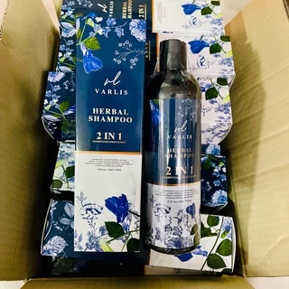 แชมพูวาริส (Varlis) 2in1 ที่รวมแชมพูกับครีมนวดไว้ด้วยกัน สกัดจากสมุนไพร 4ชนิด 🍃 อัญชัน ใบหมี่ ขิง บอระเพ็ด