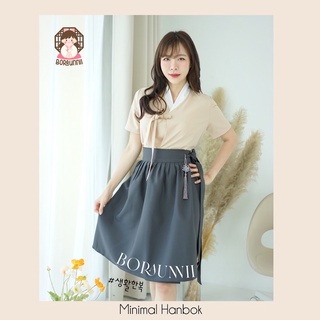 🍞[BORAUNNII]🥐 Creamy toast ชุดฮันบกประยุกต์ พร้อมส่ง Modern Hanbok 생활한복