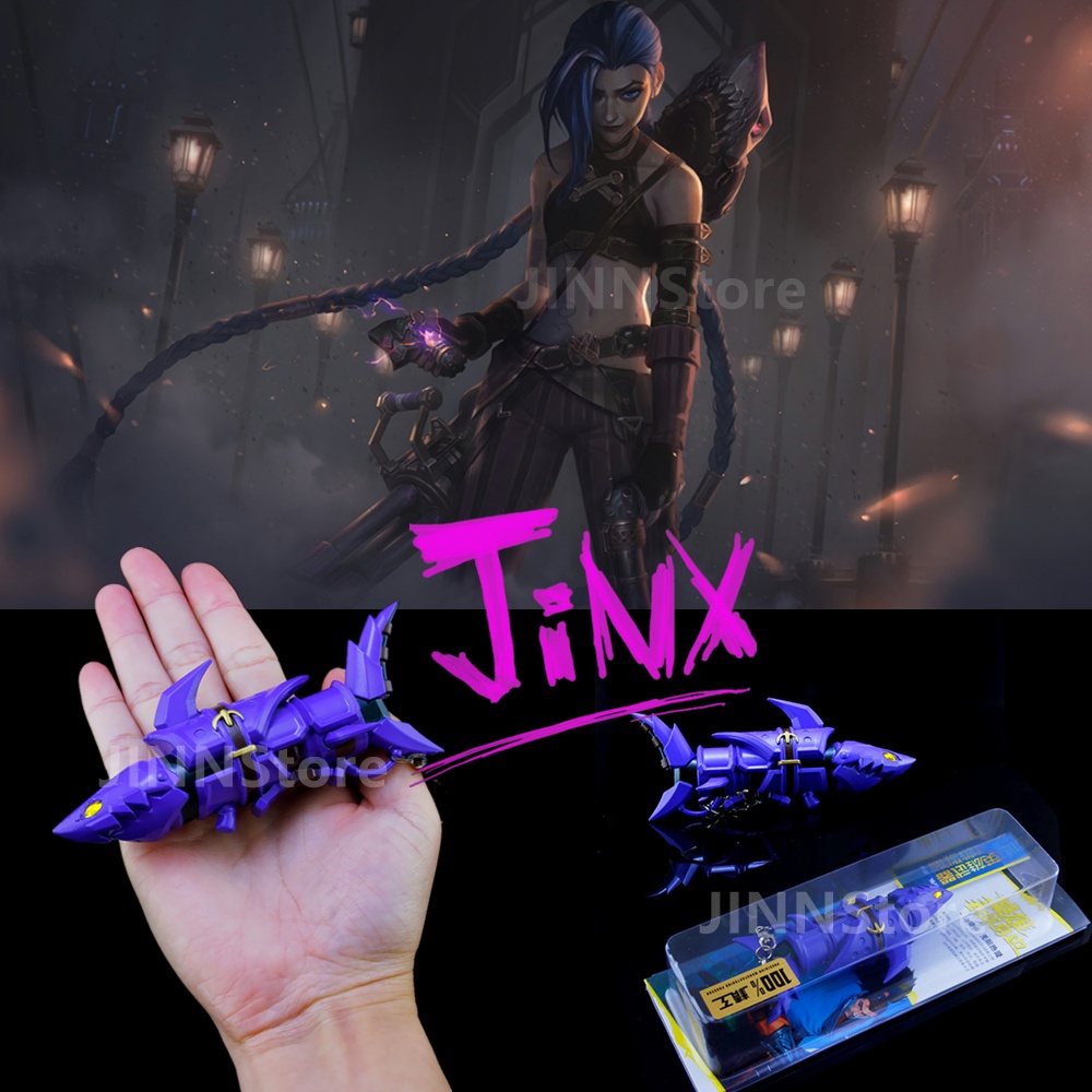 JINNStore TV Series Arcane: League of Legends พวงกุญแจสำหรับกระเป๋า 2021 ผู้ชายเกม LOL เครื่องประดับพวงกุญแจ Jinx ROCKET อุปกรณ์เสริมผู้หญิงเครื่องประดับกระเป๋าเป้สะพายหลังของขวัญ