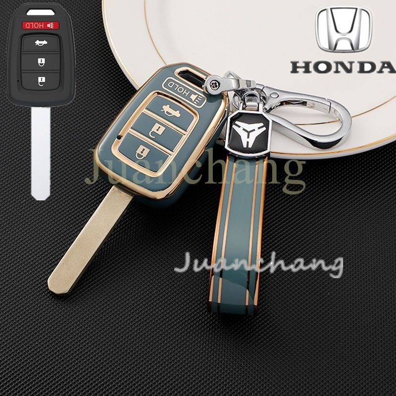 เคสกุญแจรีโมทรถยนต์ TPU อุปกรณ์เสริม สําหรับ  Honda Mobilio Accord CIVIC CRV JAZZ HR-V HRV FIT XRV VEZEL CITY JAZZ CIVIC HRV FRV ราคา ถูกที่สุด ดีลบีเคเค แกลเลอรีภาพที่ 7