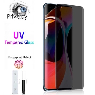 UV ของเหลว กาวเต็ม โค้ง กระจกนิรภัย ป้องกันหน้าจอ OPPO Reno 10 9 8T 6 5 4 Pro Plus Pro+ Find X5 X3 X2 Reno10 Reno9 Reno8 T Reno6 Reno5 Reno4 Pro 4G 5G 2023