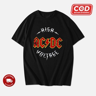 #เสื้อยืดคอกลม#เสื้อเชิ้ตแขนสั้น ACDC DISTRO ของแท้S-4XL