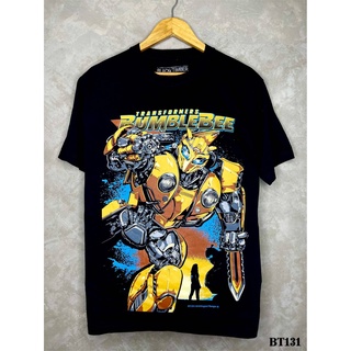 Bumblebeeเสื้อยืดสีดำสกรีนลายBT131