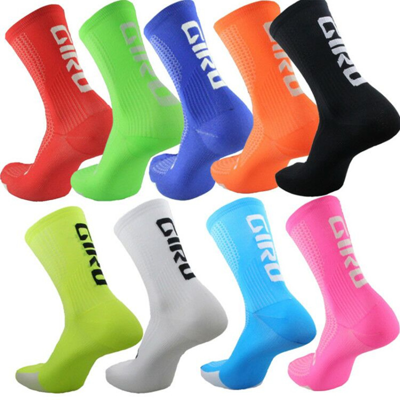 Kaos Kaki Bersepeda Luar Ruangan Pria Wanita Sepeda Socks Lari Bola Basket ถุงเท้าปั่นจักรยาน  ถุงเท้ากีฬา