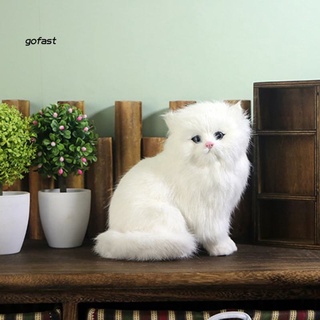 พร้อมส่ง ตุ๊กตาแมวเปอร์เซียจำลอง งานแฮนด์เมค น่ารัก เหมือนแมวจริงๆ ตุ๊กตา แมว โมเดล เปอร์เซีย