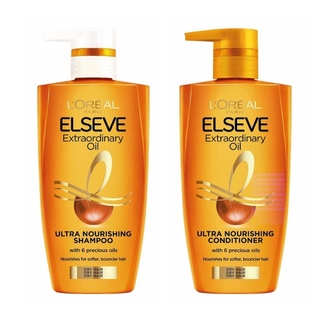 loreal paris elseve extraordinary oil ultra nourishing ลอรีอัล เอลแซฟ 6 ออยล์ นอริช อัลตร้า นอริชชิ่งแชมพู/ครีมนวด450มล