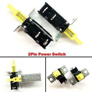 สวิทช์ไฟ 2 pin kdc - a 10 tv - 5 8a/128 a 250 v 2 ชิ้น