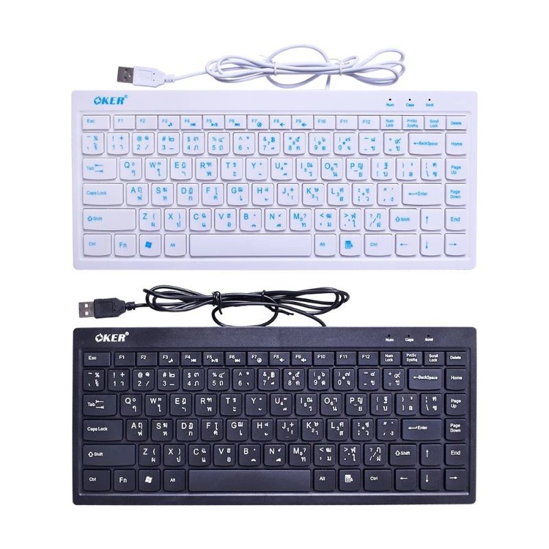 OKer. คีร์บอดโน้ตบุค USB. Keyboard OKer (mini F6)