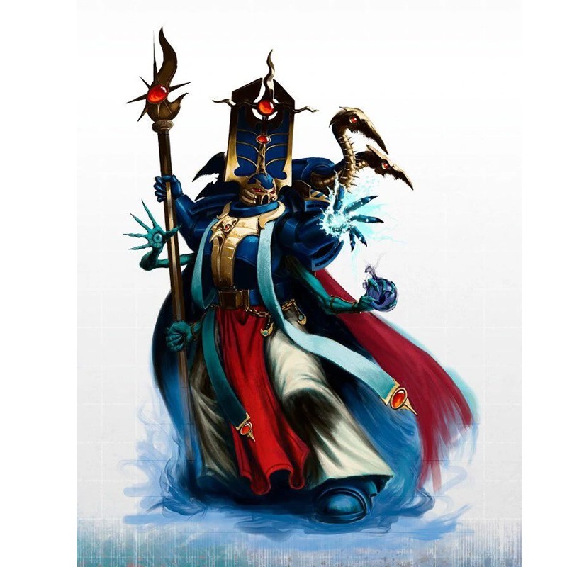 [200B พร้อมส่ง] WARHAMMER 40K : THOUSAND SONS: EXALTED SORCERERS โมเดลเกมสนามจำลอง ราคา ถูกที่สุด ดีลบีเคเค แกลเลอรีภาพที่ 4