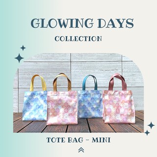 กระเป๋าผ้าเคลือบกันน้ำ รุ่น Tote bag - mini (Glowing days collection)