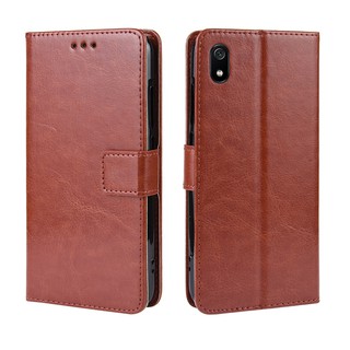เคสสำ Redmi 7A Case PU Leather Flip Phone Case Xiaomi Redmi7A 7 A เคสโทรศัพท์มือถือ พลิกซองโทรศัพท์