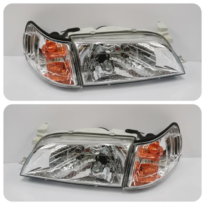 ไฟหน้า​ ไฟหน้า​แต่ง​ TOYOTA​ AE100​ AE101​ AE102​ EE100​ EE101​ EE102​ (สามห่วง)​ ขาวเพชร