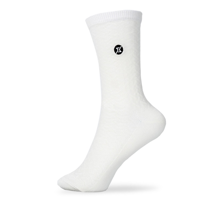 Easey ถุงเท้าทำงาน 1 คู่ ES Cushion New Gentlemen White (LIMITED EDITION)