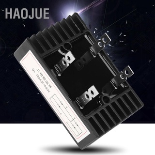 Haojue 100A Amp 1600V ไดโอดแรงดันไฟฟ้า 2 เฟสไดโอดพลังงานสูงสีดํา 1 ชิ้น