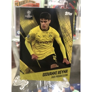 2021 Topps Giovanni Reyna American Dream Curated UEFA Champions League Soccer Cards BVB Progression