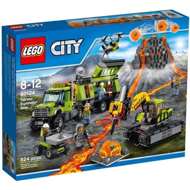 LEGO City 60124 Volcano Exploration Base