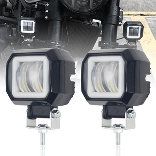 ไฟหน้า LED 12V 24V 6000K 20W กันน้ํา สําหรับรถจักรยานยนต์ รถบรรทุก 1 ชิ้น