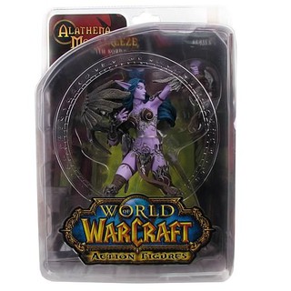 DC Unlimited : World of Warcraft Premium Series 5 Alathena Moonbreeze with Sorna Action Figure [Night Elf Hunter]