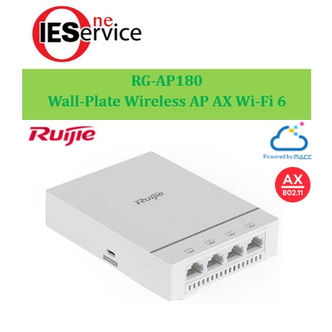 Ruijie Reyee RG-AP180 Wall-Plate Wireless AP AX Wi-Fi 6