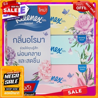 คลีเน็กซ์เซนส์กระดาษเช็ดหน้ากลิ่นอโรมา 120แผ่น แพค 3 Kleenex Sense Aromatherapy Facial Tissue 120sheets Pack 3