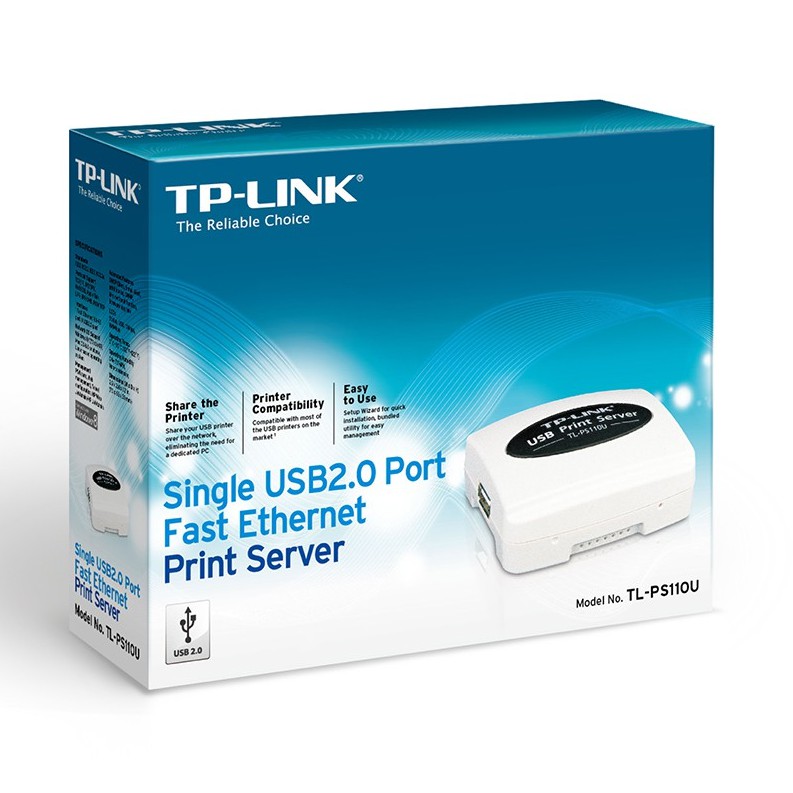 TP-LINK (TL-PS110U) USB Print Server USB 2.0