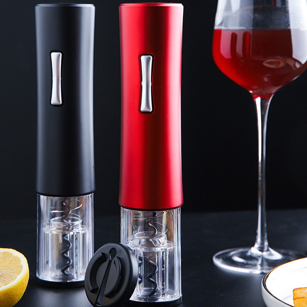 1PCS Electric Wine Bottle Opener Portable Automatic Corkscrew Foil