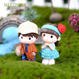 Needway ประติมากรรมเรซิ่นขนาดเล็กสําหรับตกแต่งสวน 8 ชิ้น / ชุด