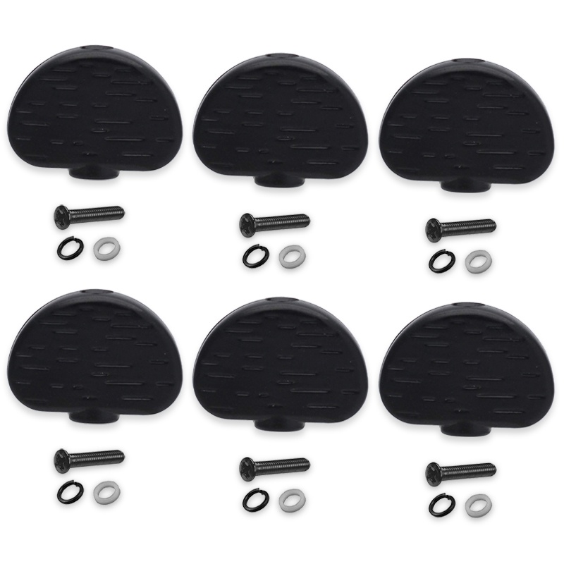 6 ชิ้นพลาสติกกีตาร์ปรับแต่งหมุดจูนเนอร์หัวเครื่องเปลี่ยนปุ รูปที่ 5