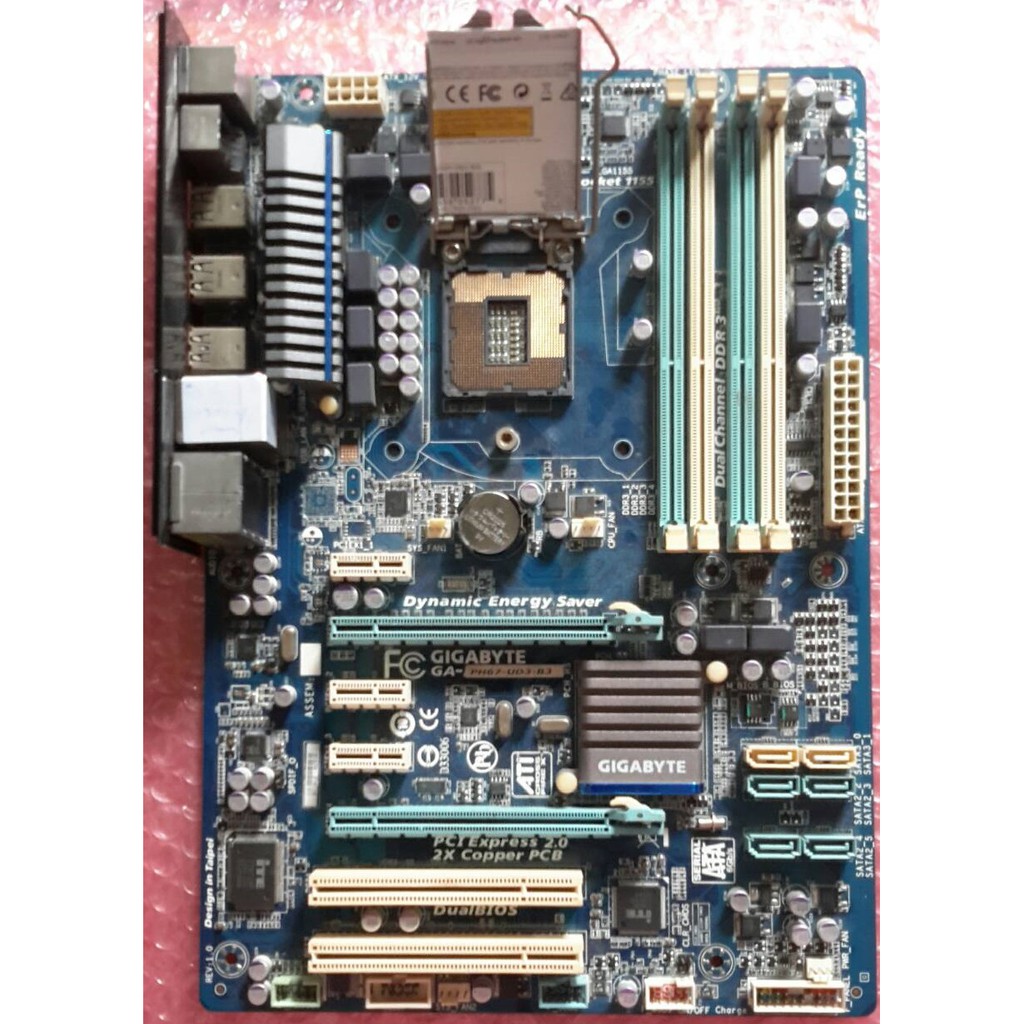 Mainboard GIGABYTE GA-PH67-UD3-B3 Socket 1155 รองรับ CPU Gen2 และ Gen3สภาพดี มีเพทหลังตรงรุ่น