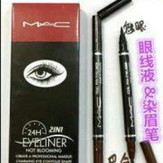อายไลเนอร์ MAC eyebrow liquideyeliner liquid 2 in1