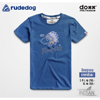 เสื้อยืดแขนสั้น rudedog-Indian ( Deep sea )