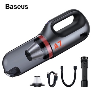 Baseus A7 เครื่องดูดฝุ่นไร้สาย 6000Pa Wireless Vacuum Cleaner เครื่องดูดฝุ่นไร้สายในรถยนต์ เครื่องดูดฝุ่นในรถ