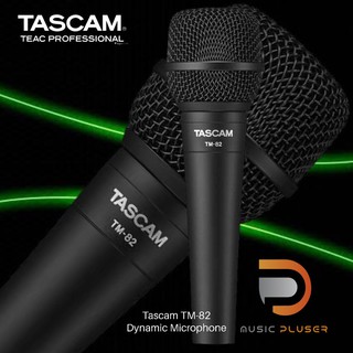 Tascam TM-82 Dynamic Microphoneไมโครโฟนสำหรับร้องเพลง หรือเล่นเครื่องดนตรีแบบสดหรือแบบ recording แม้กระทั่งในบ้าน