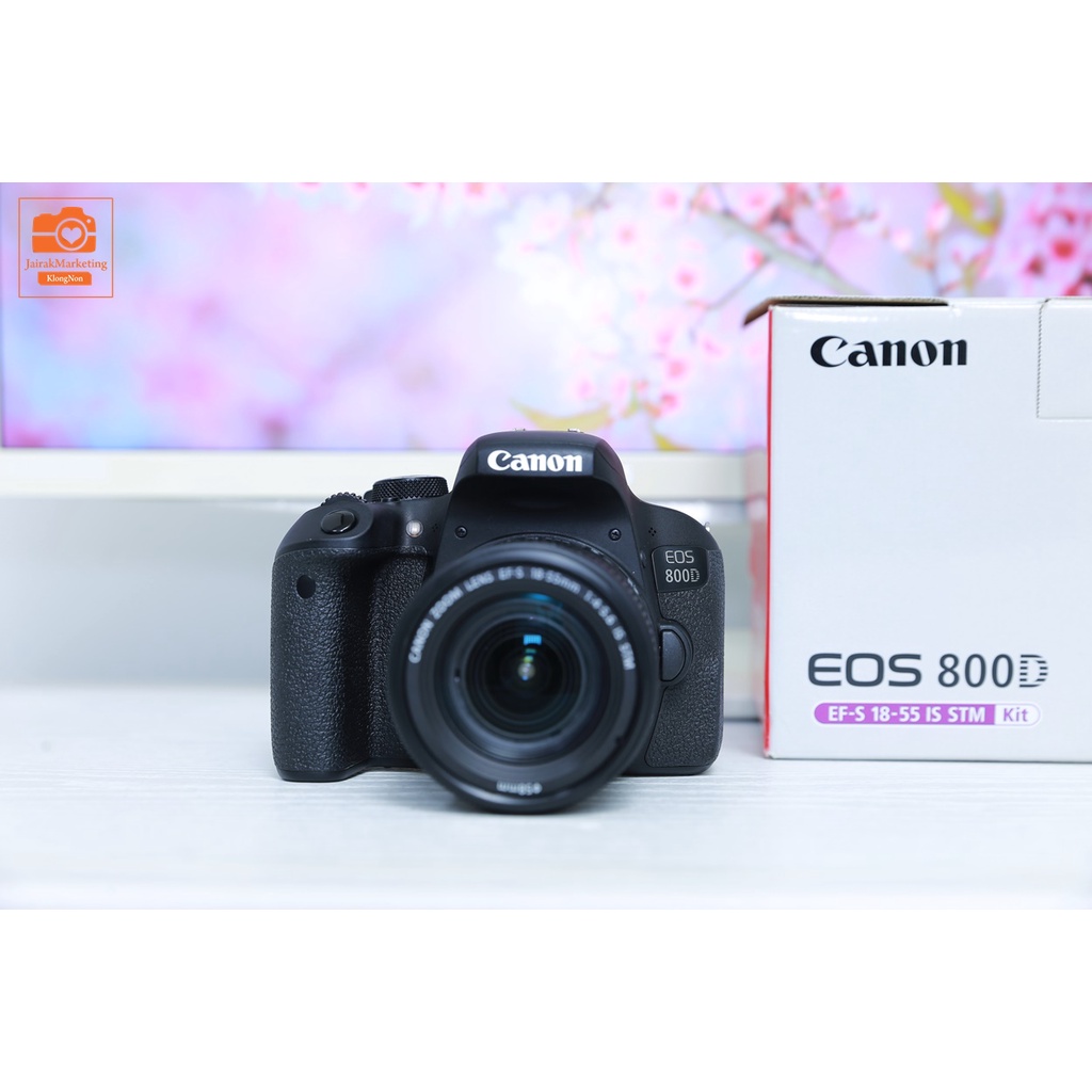 Canon 800D พร้อมเลนส์ Canon 18-55 STM มือสอง