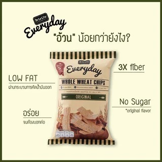 De La Lita โฮลวีตชิพส์ ขนมอบกรอบแป้งโฮลวีต ไม่ใส่ผงชูรส มี 5 รสชาติ Whole Wheat Chips No MSG De Lalita