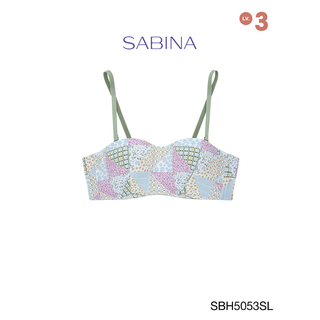 Sabina เสื้อชั้นใน มีโครง รุ่น Soft Doomm รหัส SBH5053SL สีเทาอ่อน