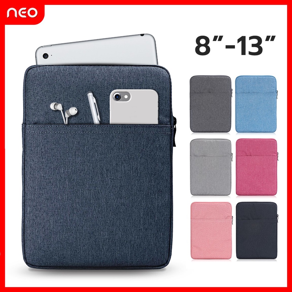 【พร้อมส่ง】กระเป๋าแท็บเล็ตกันกระแทก Soft Case เคสแท็บเล็ต8 -13นิ้ว กระเป๋าแล็ปท็อป ซองSurface PRO GO