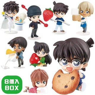 Detective Conan Figure model (ชุดอาหาร) โมเดล โคนัน ฟิกเกอร์ การ์ตูนโคนันยอดนักสืบ ของเล่น ของสะสม 8cm 8pcs/set 🇨🇳