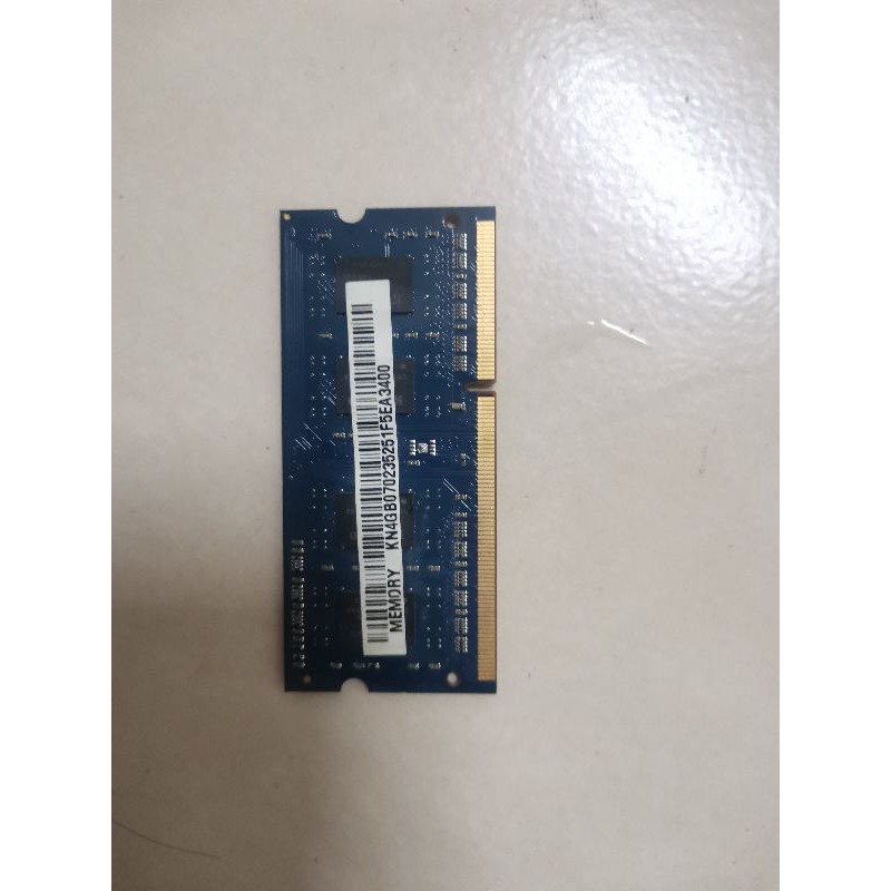 RAM Notebook 4GB 1Rx8 PC3L-12800S-11-13-B3 Kingston 1
