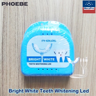 Phoebe® Bright White Teeth Whitening Led Light 16x More เครื่องฟอกสีฟัน ฟันขาว ไฟฟอกสีฟัน ไม่ต้องใช้แบตเตอรี่