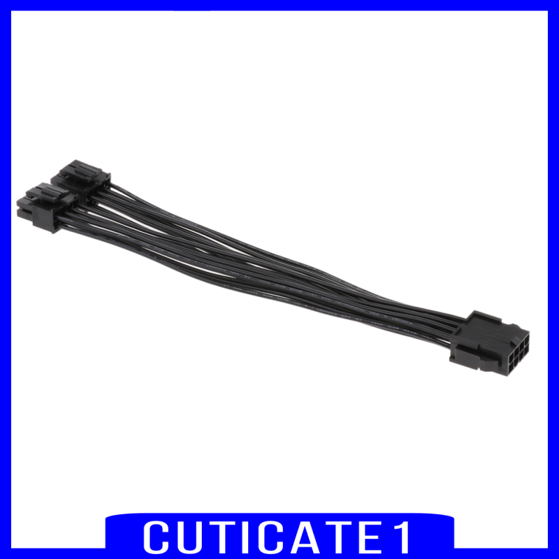 ( Cuticate1 ) 20 ซม . Cpu 8 Pin To Dual ( 4 + 4 ) 8 Pin Cpu เมนบอร์ด Y - Splitter ส่วนต่อขยายสายเคเบิ้ล