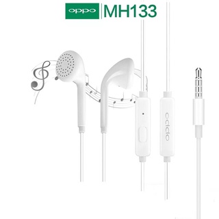 หูฟัง oppo แท้ MH-133 หูฟังเสียงดี หูฟัง small talk oppo earphone หูฟังแท้ ไมโครโฟน หูฟัง หูฟังไมโครโฟน