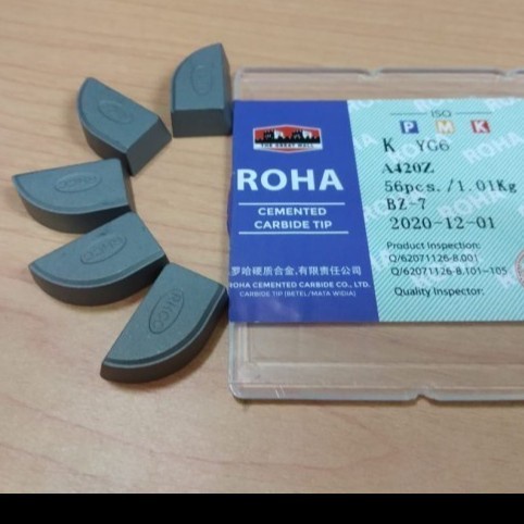 MATA MTG- WIDIA CEMENT CARBIDE TIP CHITS EYE YG-6 A420Z 420 Z RIGHT ECER