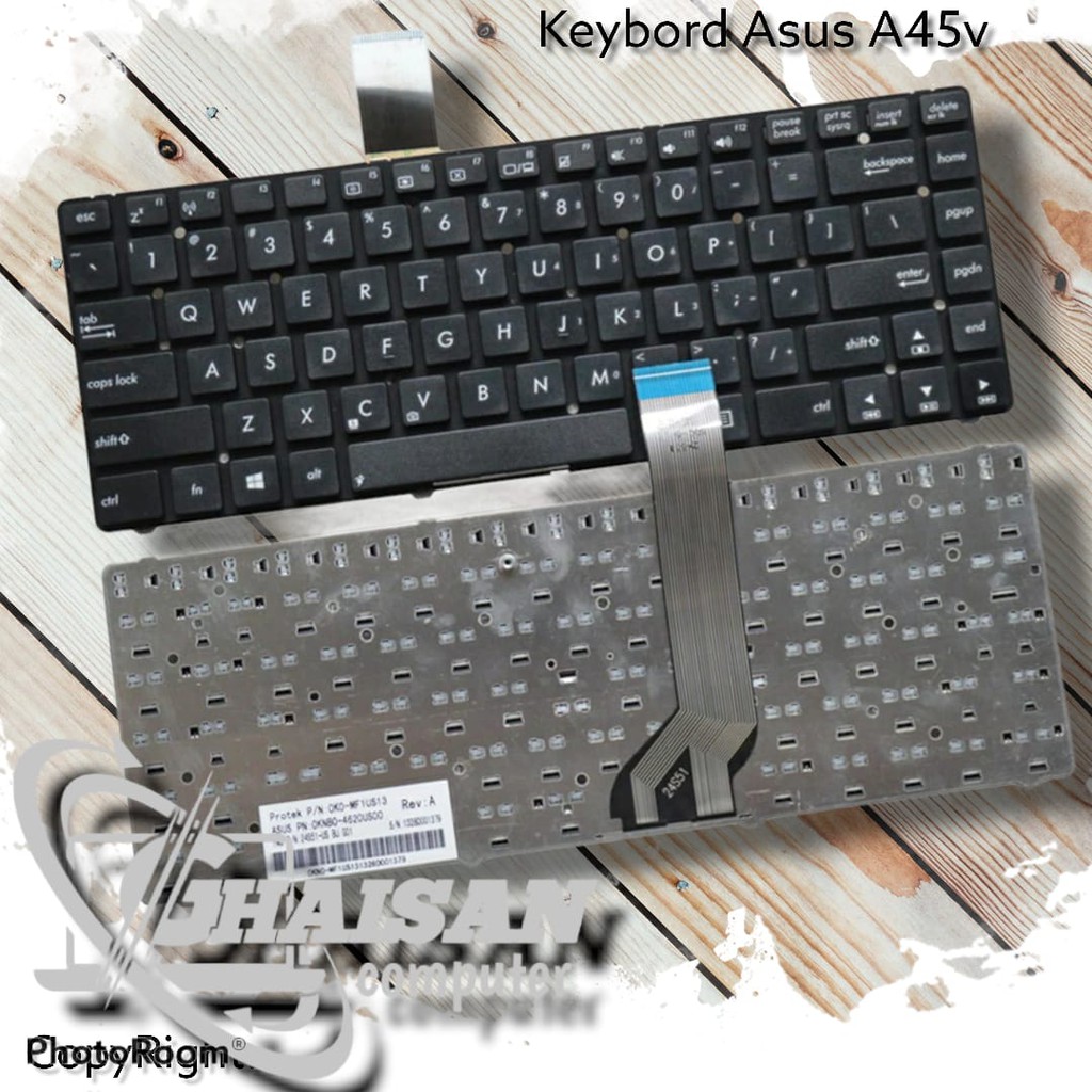 Asus A45 A45A A45DE A45DR A45N A45V A45VD A45VJ A45VM A45VS แป้นพิมพ์แล็ปท็อป