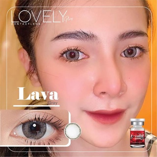 💋 สุดปัง มีค่าสายตา 💋 Lava Gray Brown บิ๊กอาย สุดปัง คอนแทคเลนส์ รายเดือน มีอย แถมตลับฟรี เลนส์นิ่ม สวยปังมาก