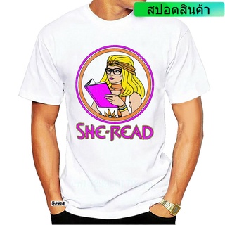 ใหม่ เสื้อยืด พิมพ์ลาย She Read Masters Of The Ra Princess Fun He Sister Man Motu Universe A HbhobkMjdoep