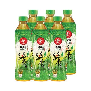 โออิชิ กรีนที ต้นตำรับ 350 มล. แพ็ค 6 ขวด Oishi Green Tea Original 350 ml. Pack of 6 bottles.