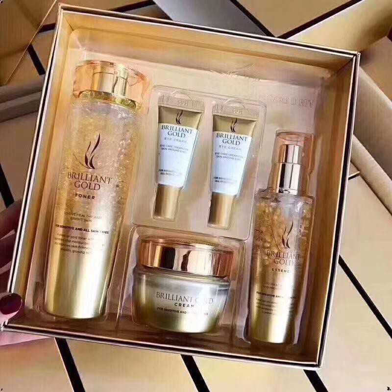 ahc brilliant gold skin care set review