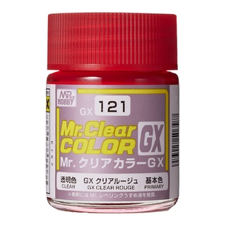 สีเครียสูตรทินเนอร์ Mr.hobby Mr.clear color GX121 CLEAR ROUG 18ML