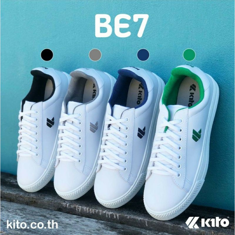 💥ส่งฟรี💥Kito รุ่นBE7 รองเท้าผ้าใบ ของแท้💯% ไซส์ 36-45